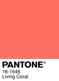 la couleur pantone® 2019- Living Coral